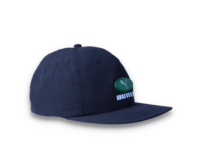 PUMA x BUTTER GOODS Flatbrim Cap Puma Black/Amazon Green - LOKK