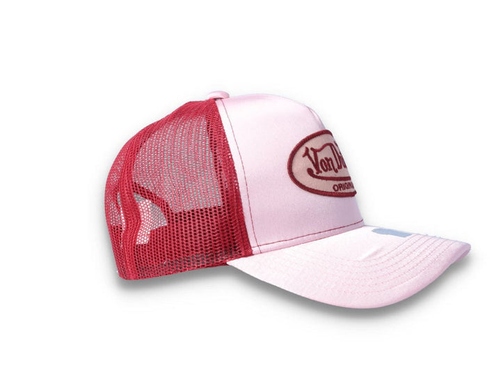 Von Dutch Trucker Cap Satin Pink/Red - LOKK