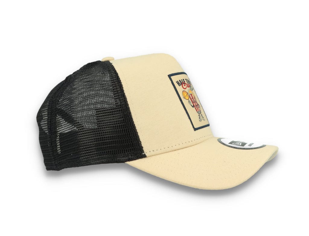 9FORTY A-Frame Trucker Cap Half Time Stone - LOKK