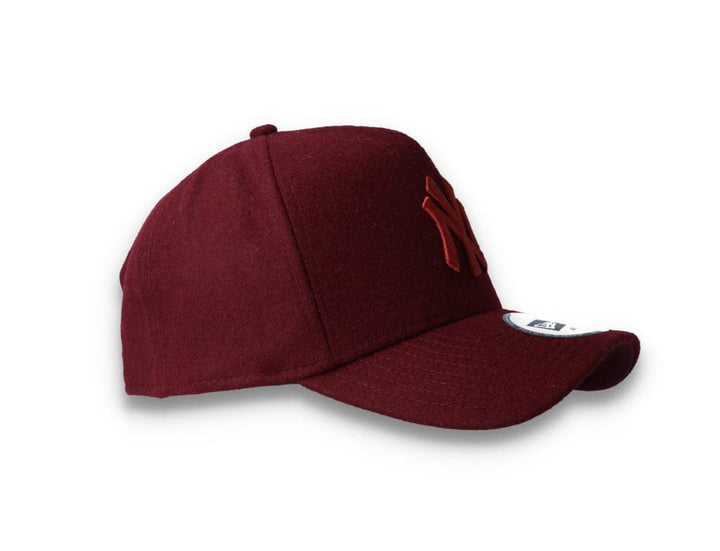 9FORTY A-Frame Melton Wool NY Yankees Maroon - LOKK