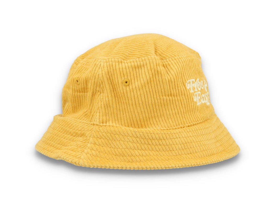 Bucket Hat Gold Free & Easy Don't Trip Fat Corduroy - LOKK