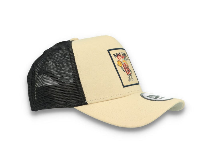 9FORTY A-Frame Trucker Cap Half Time Stone - LOKK
