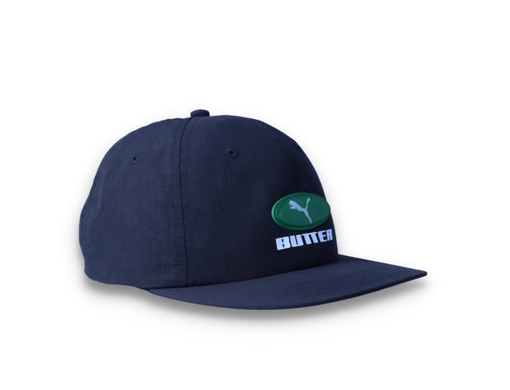 PUMA x BUTTER GOODS Flatbrim Cap Puma Black/Amazon Green - LOKK