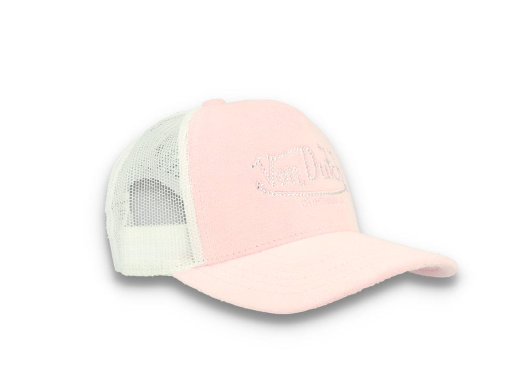 Trucker Cap Von Dutch Miami Velvet Light Pink/White - LOKK
