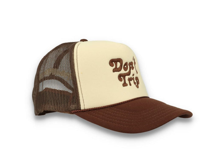 Trucker Cap Free & Easy Don't Trip Tan/Brown - LOKK
