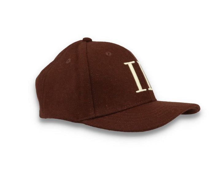Wool II Baseball Cap Coffee Brown/Ivory - LOKK