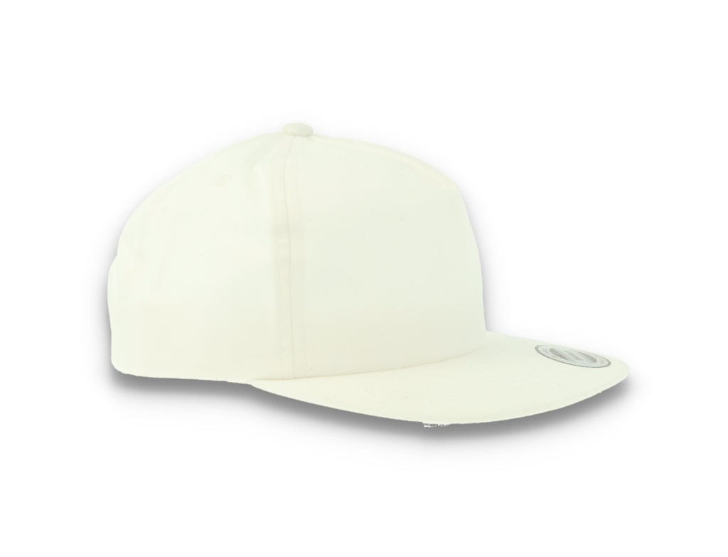 Yupoong 6502 Unstructured 5-Panel Snapback Cap White - LOKK