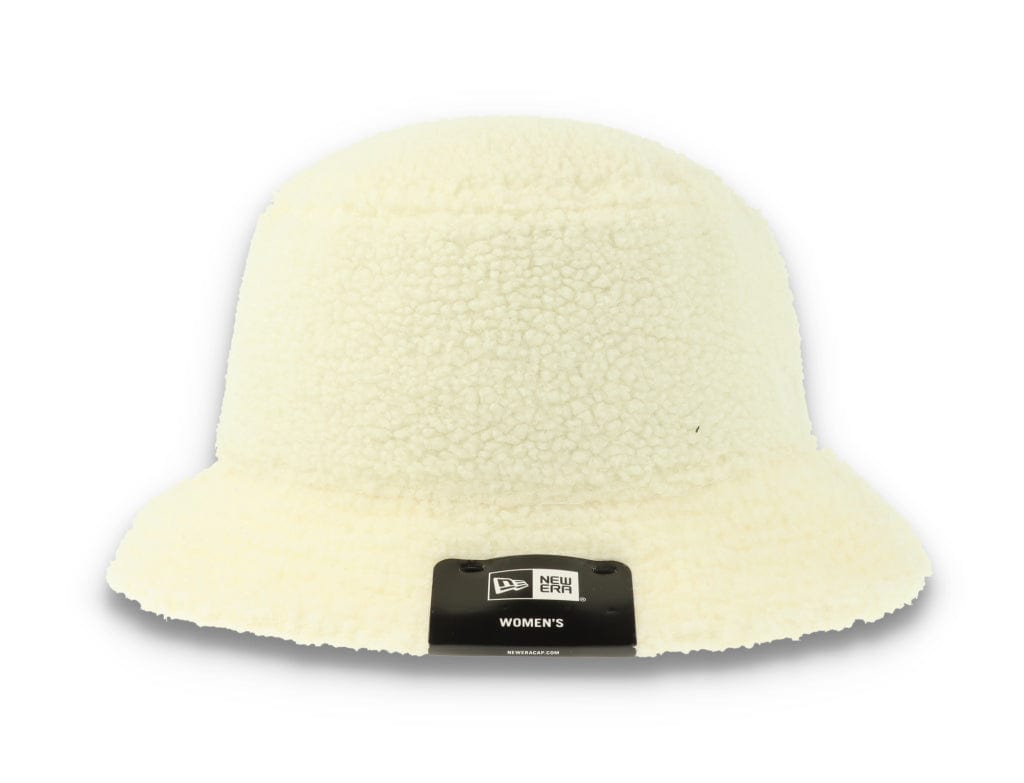 Bucket Hat Womens Borg Off-White - LOKK