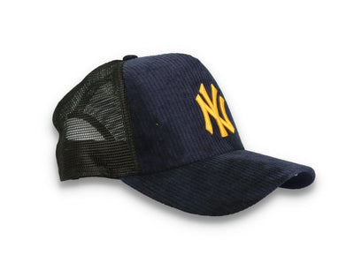 Trucker Cap Tie Dye NY Yankees Navy/Yellow
