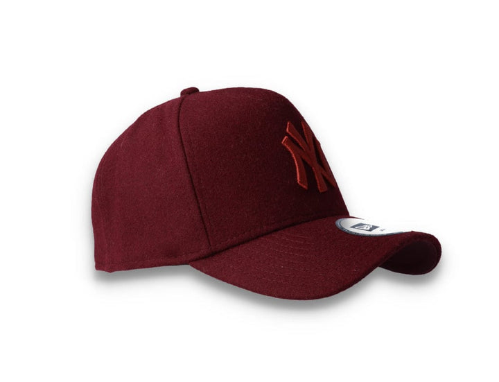9FORTY A-Frame Melton Wool NY Yankees Maroon - LOKK