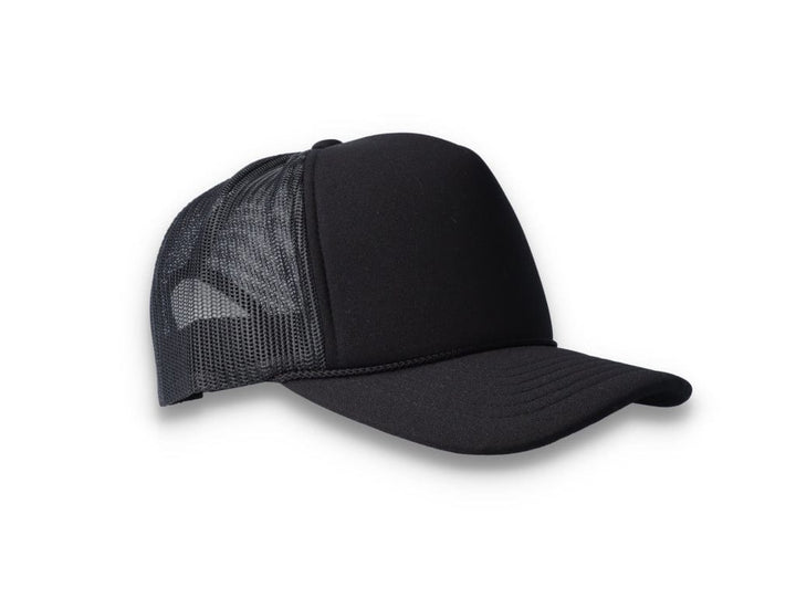 Black Trucker Cap Foam Curved Visor 6005FC - Yupoong - LOKK