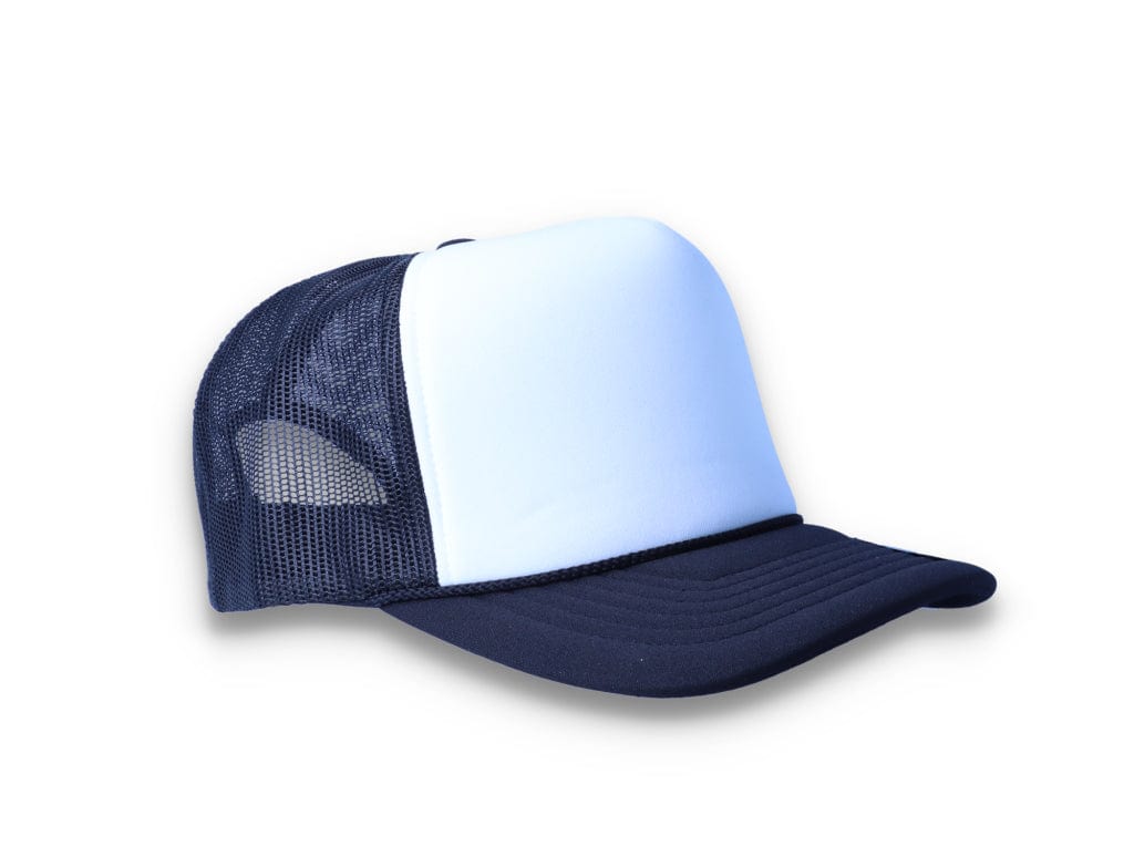 Black/White Trucker Cap Foam Curved Visor 6005FC - Yupoong - LOKK