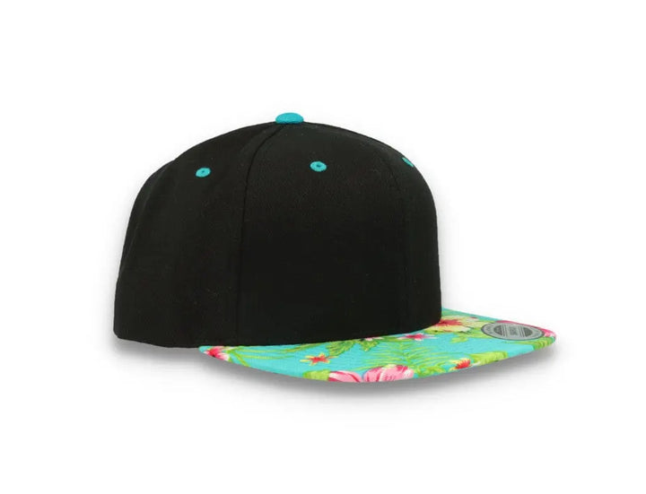 Yupoong Snapback Hawaii 6089HW Black/Aqua - LOKK