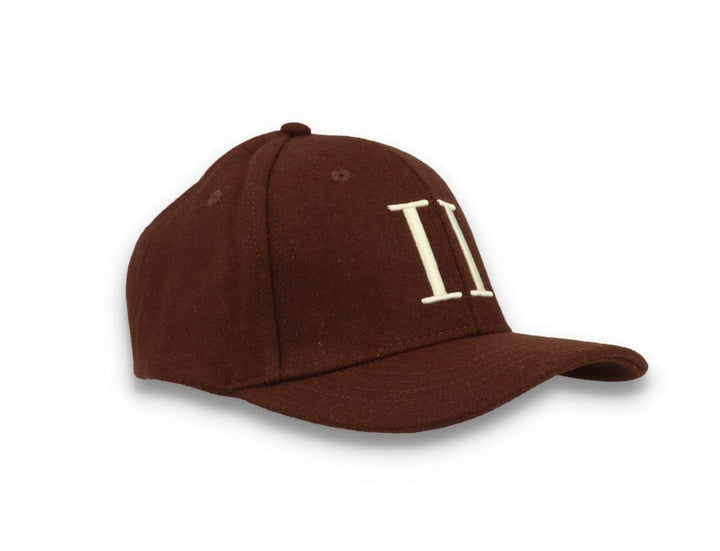 Wool II Baseball Cap Coffee Brown/Ivory - LOKK