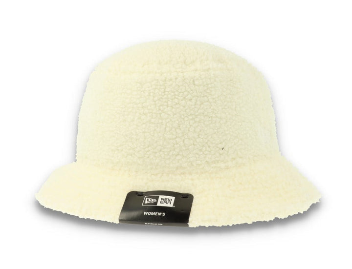 Bucket Hat Womens Borg Off-White - LOKK