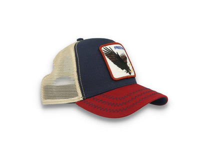 Goorin Trucker Cap  The Freedom Eagle Indigo