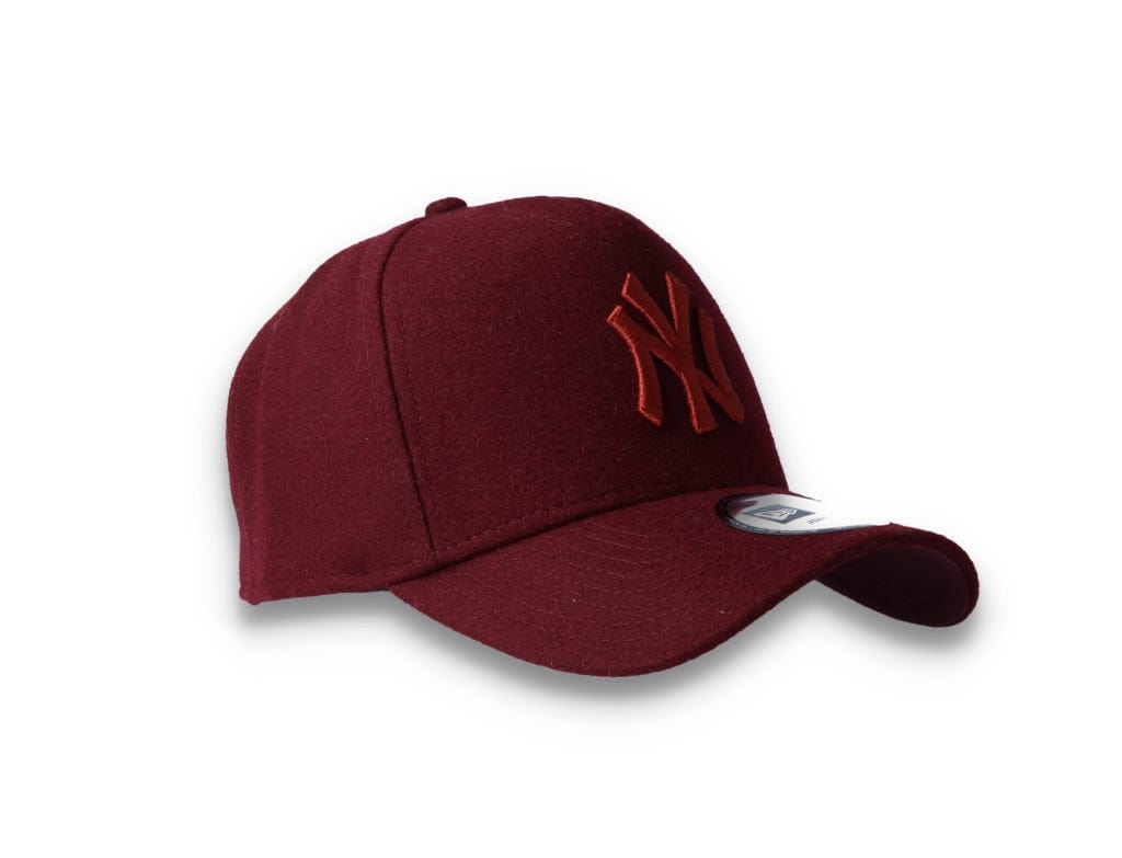 9FORTY A-Frame Melton Wool NY Yankees Maroon - LOKK