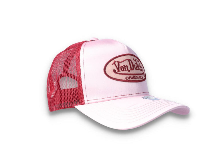 Von Dutch Trucker Cap Satin Pink/Red - LOKK