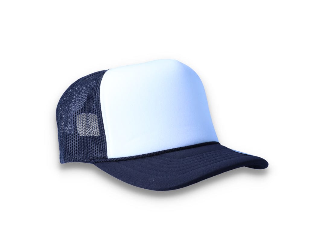 Black/White Trucker Cap Foam Curved Visor 6005FC - Yupoong - LOKK