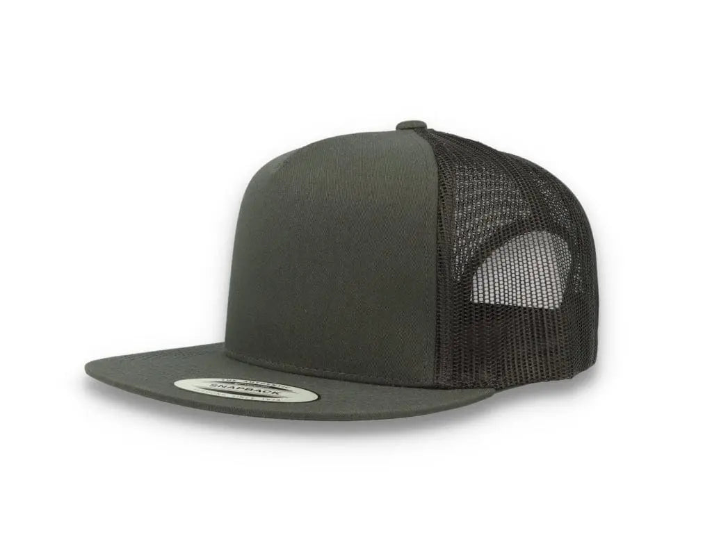Classic Trucker Cap Dark Grey/Dark Grey - Yupoong 6006 - LOKK