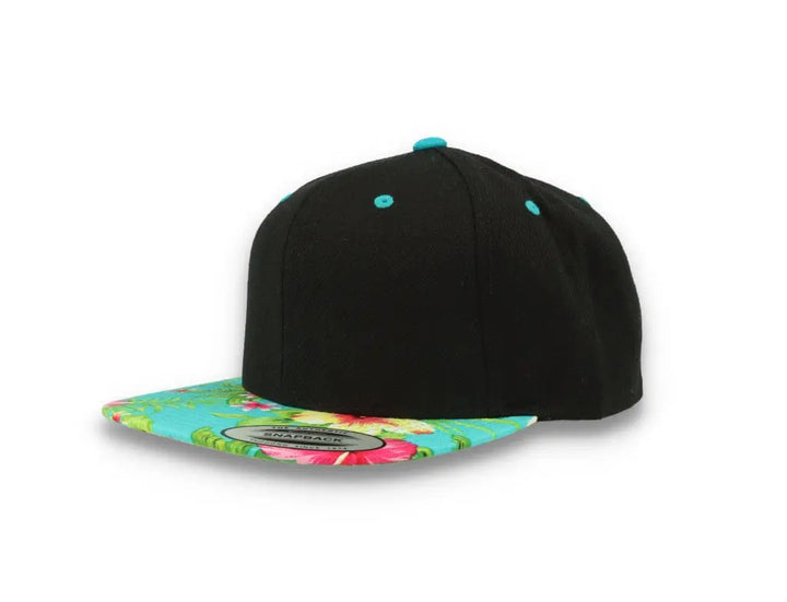 Yupoong Snapback Hawaii 6089HW Black/Aqua - LOKK