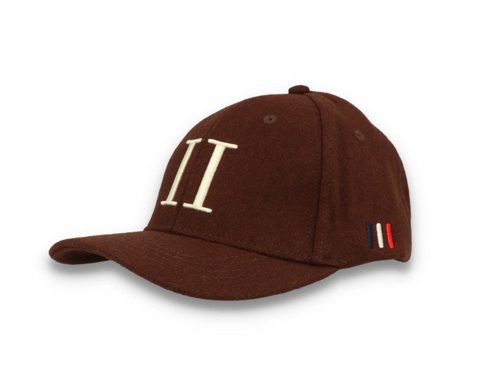 Wool II Baseball Cap Coffee Brown/Ivory - LOKK