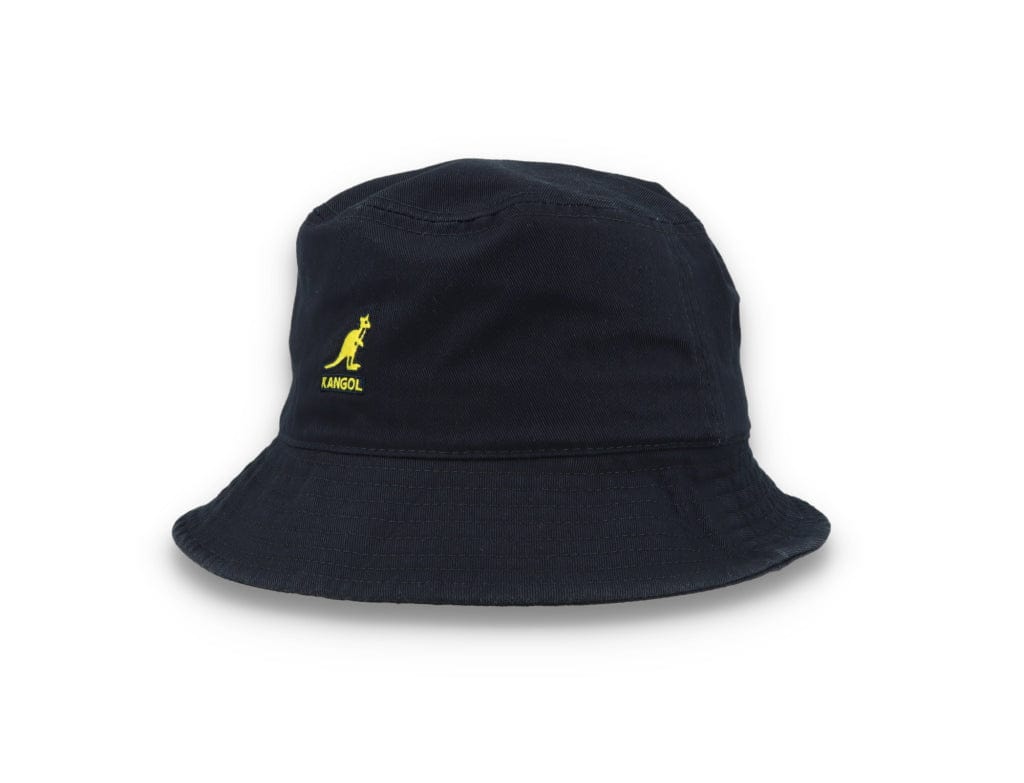 Kangol Washed Bucket Hat, Navy Blue - LOKK