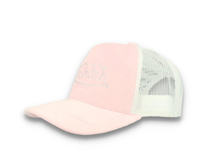 Trucker Cap Von Dutch Miami Velvet Light Pink/White - LOKK