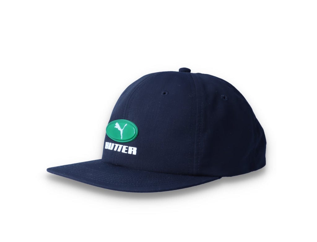 PUMA x BUTTER GOODS Flatbrim Cap Puma Black/Amazon Green - LOKK
