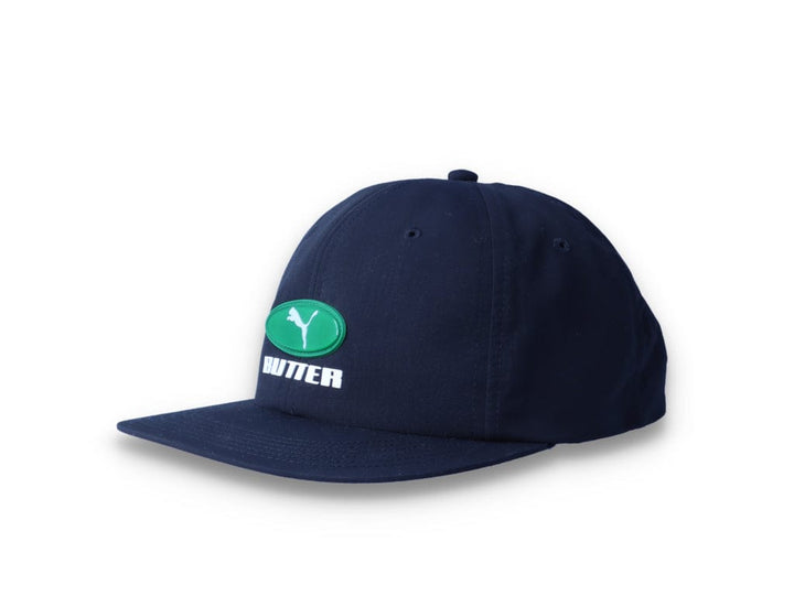 PUMA x BUTTER GOODS Flatbrim Cap Puma Black/Amazon Green - LOKK