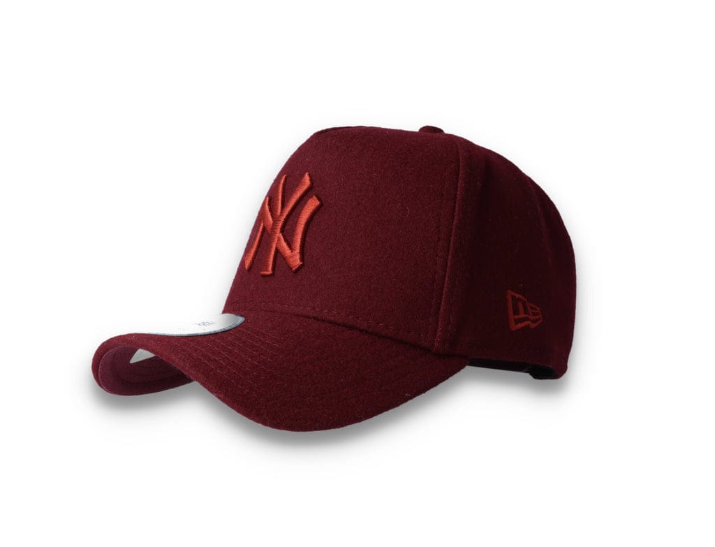 9FORTY A-Frame Melton Wool NY Yankees Maroon - LOKK
