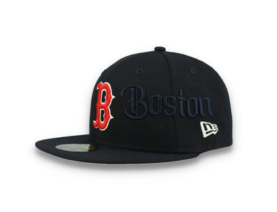 59FIFTY Script Boston Red Sox Dark Navy