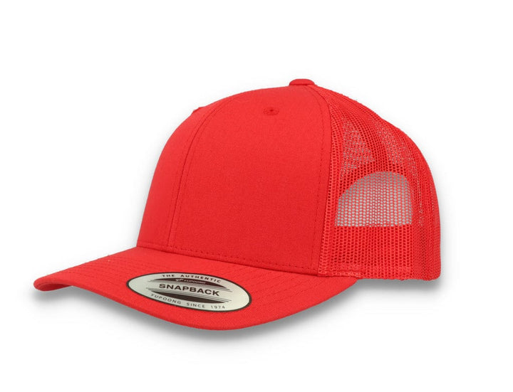 Red Trucker Cap Retro - Yupoong 6606 - LOKK