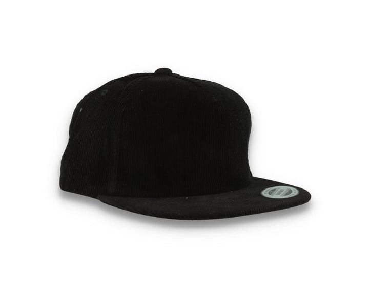 Yupoong 6508 Premium Corduroy Snapback Black - LOKK