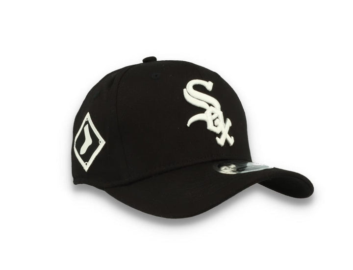 9FIFTY Stretch-Snap MLB Logo Chicago White Sox Black/White - LOKK