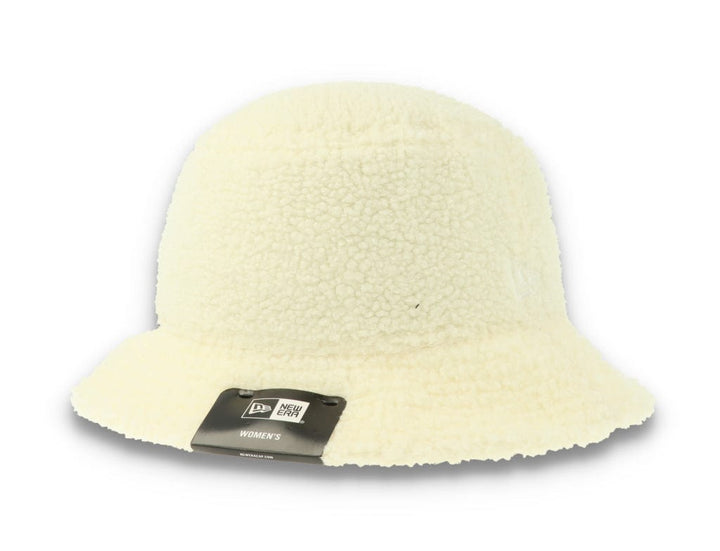 Bucket Hat Womens Borg Off-White - LOKK