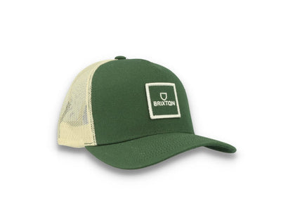 Trucker Cap Alpha Block X C MP Mesh Cap Dark Forest/Off White
