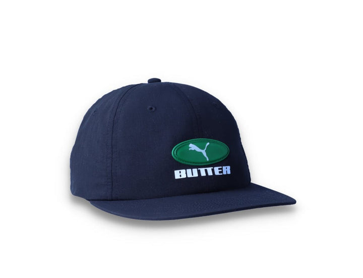PUMA x BUTTER GOODS Flatbrim Cap Puma Black/Amazon Green - LOKK