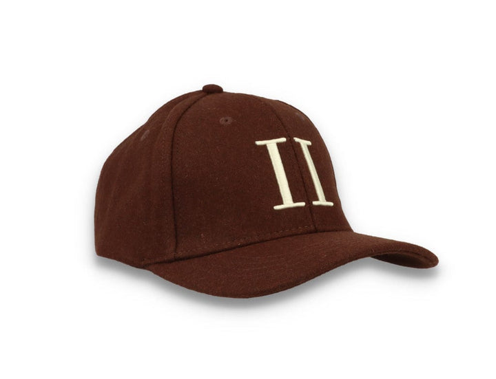 Wool II Baseball Cap Coffee Brown/Ivory - LOKK