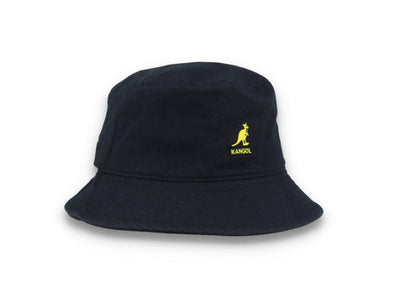 Kangol Washed Bucket Hat, Navy Blue