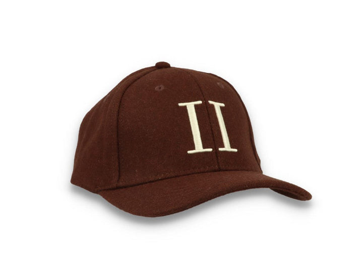 Wool II Baseball Cap Coffee Brown/Ivory - LOKK