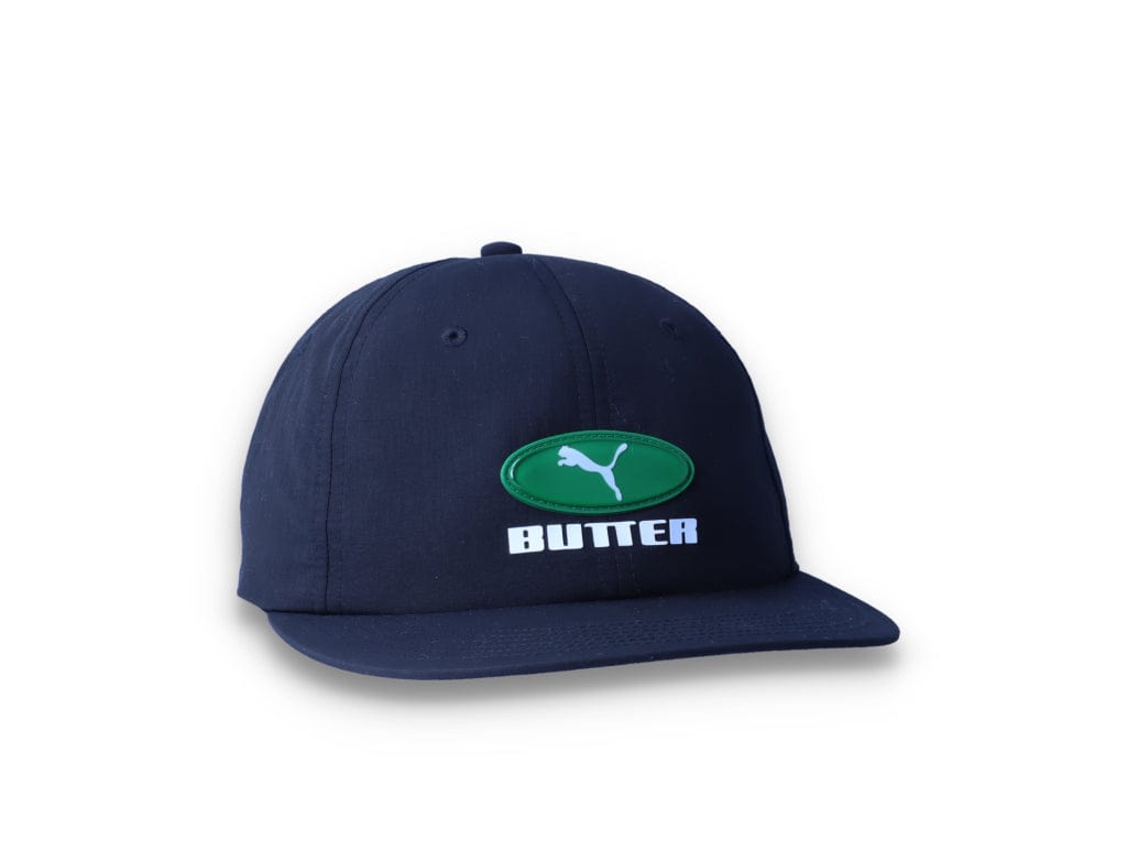 PUMA x BUTTER GOODS Flatbrim Cap Puma Black/Amazon Green - LOKK