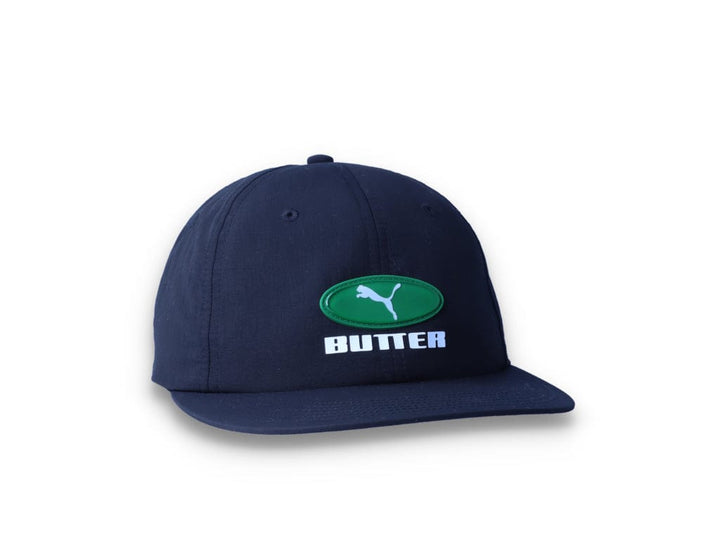 PUMA x BUTTER GOODS Flatbrim Cap Puma Black/Amazon Green - LOKK
