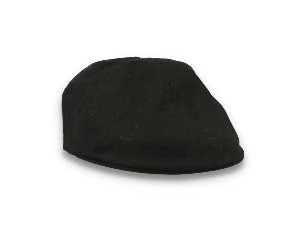Flexfit Sixpence Black Flat Cap - LOKK