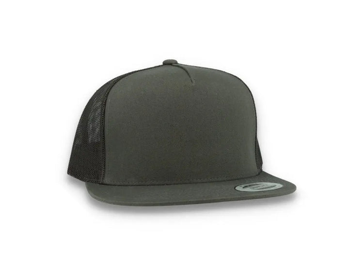 Classic Trucker Cap Dark Grey/Dark Grey - Yupoong 6006 - LOKK