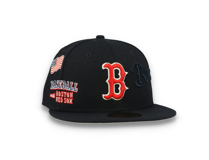 59FIFTY Script Boston Red Sox Dark Navy - LOKK