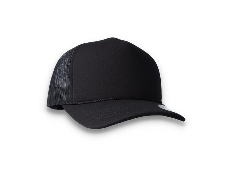 Black Trucker Cap Foam Curved Visor 6005FC - Yupoong - LOKK
