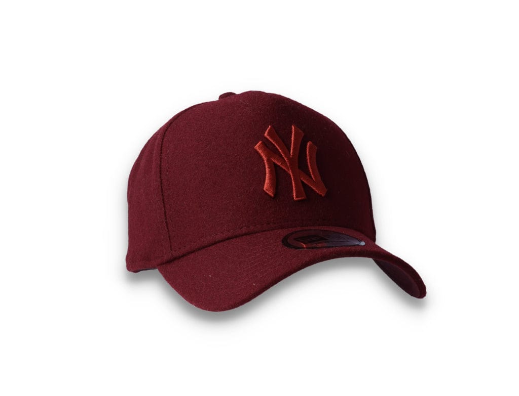 9FORTY A-Frame Melton Wool NY Yankees Maroon - LOKK