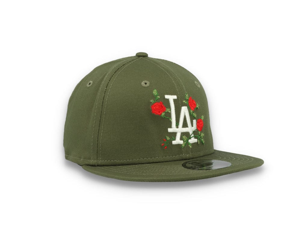 9FIFTY Flower Los Angeles Dodgers New Olive - LOKK