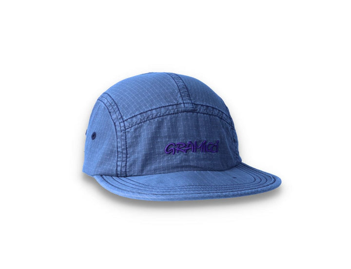 Cap 5-Panel Bedrock Blue Pigment - LOKK